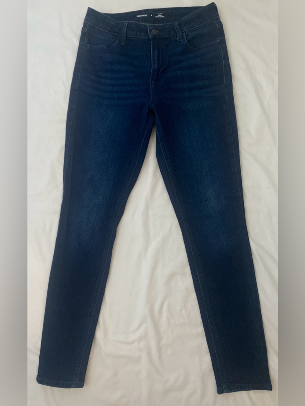 Old Navy Women's Dark Rinse High Rise Wow Skinny Jeans Size 6